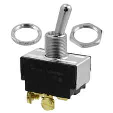 Toggle Switch 2GK54-73, Carling, 17A, 125V, DPST ON-OFF Panel Mount