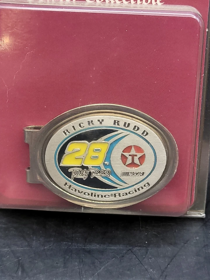 Vintage Ricky Rudd Texaco Nascar Racing #28 Rare money clip and Keychain - Image 3 of 4