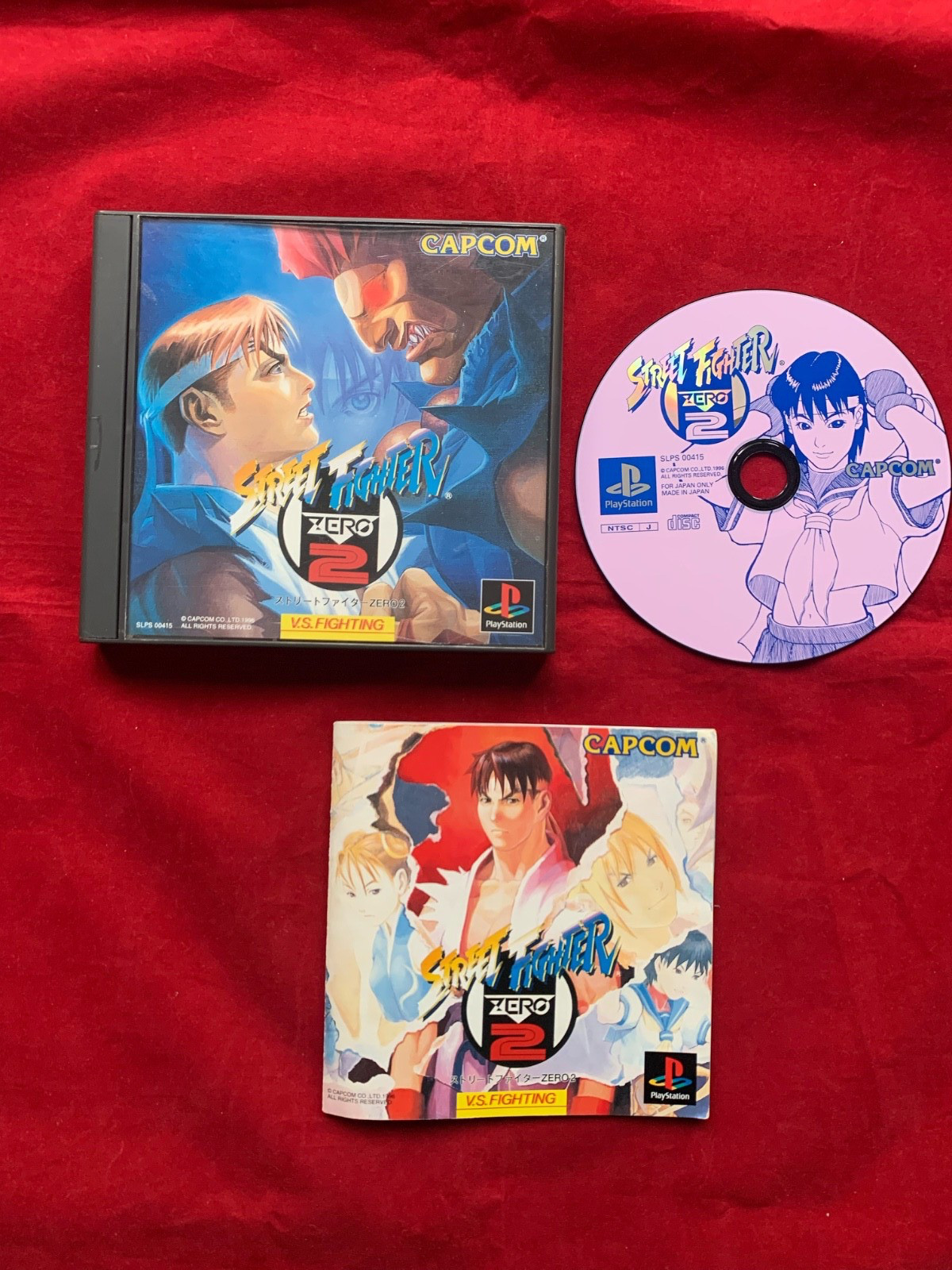 STREET FIGHTER ZERO 2 SONY PLAYSTATION 1 (PS1) NTSC-JAPAN