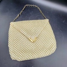 Vintage Mesh Special Occasion Evening Bag RR Made In USA Magnetic Snap