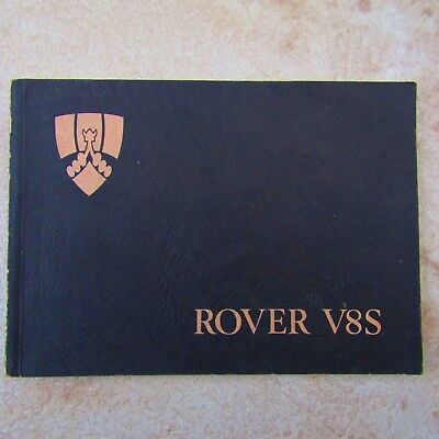 ROVER SD1 V8 V8S V8-S Owners Owner's Handbook Manual Book Guide 1979 | eBay