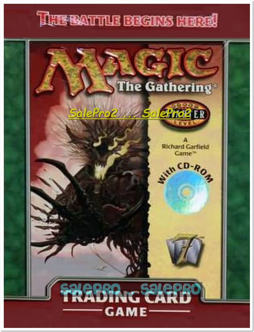 7th EDITION magic 2 STARTER DECKS w/ INSTRUCTION CD MTG