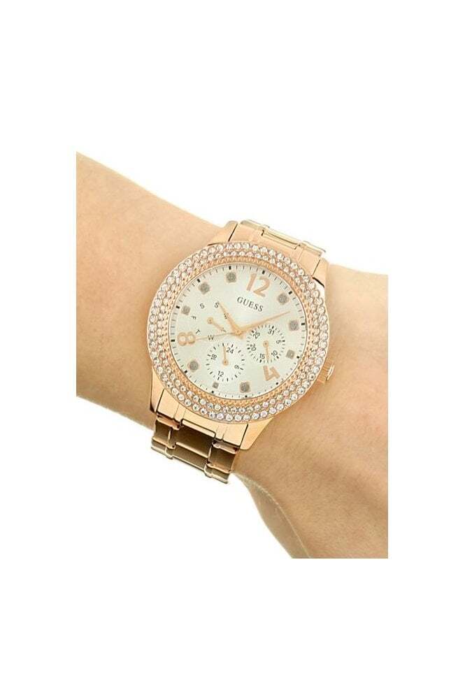 Guess Ladies Bedazzle Watch W1097L3 GNP