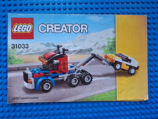 LEGO CREATOR INSTRUCTIONS ONLY FOR VEHICLE TRANSPORTER SET 31033
