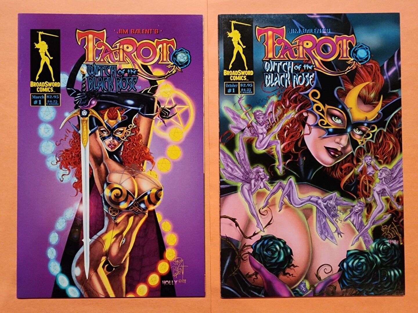 Tarot Witch of the Black Rose #1 1st Print Variant B And 2nd Print Lot (2000) 🔥