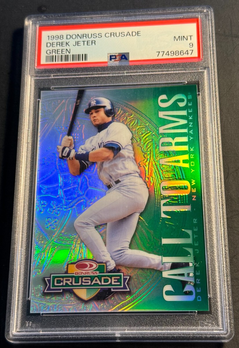 1998 DEREK JETER DONRUSS CRUSADE 使い GREEN #CTA YANKEES HOF ###/250
