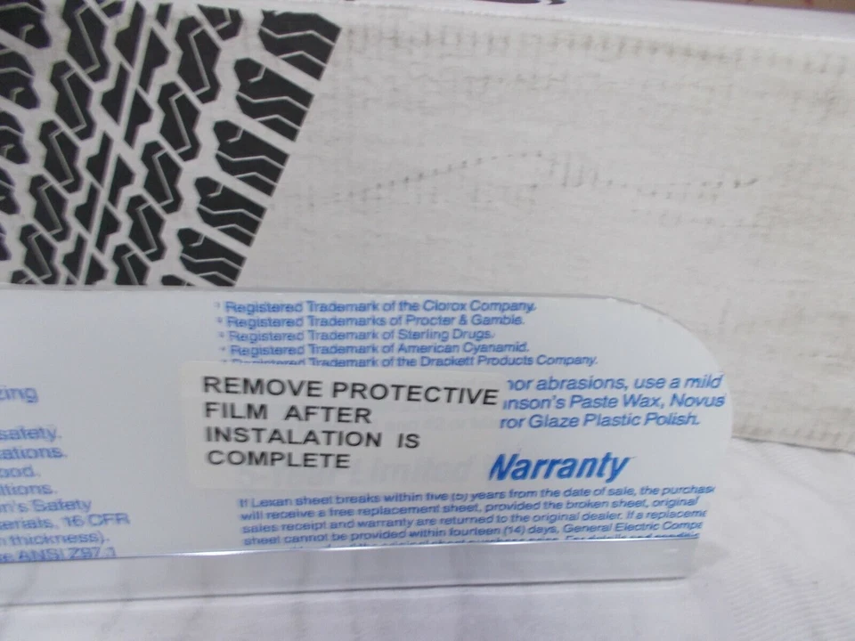 Bug Deflector Shield " Vintage Style Clear " For; Chrysler New Yorker 1984-1988 - Image 4 of 4