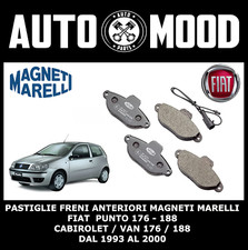 PASTIGLIE PASTICCHE  FRENI ANTERIORI PER FIAT PUNTO 176 188  VAN  1.2  SEICENTO 