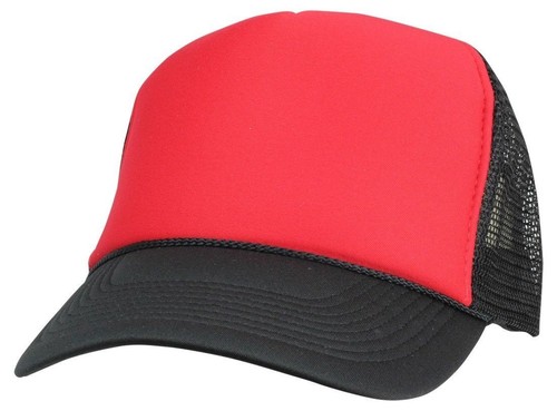 Trucker Hat Baseball Cap Mesh Retro Caps Blank Plain Hats OR Kid's Youth's Caps - Picture 140 of 374