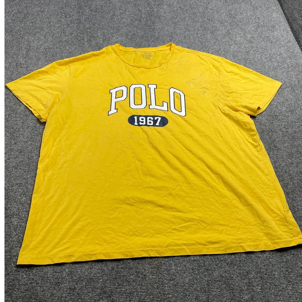 Tシャツ・カットソー Polo Ralph Lauren T-shirts Yellow Polo Ralph Lauren Men's Yellow T-shirt Classic Fit Short
