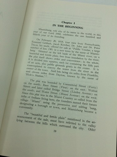 MIAMISBURG: THE FIRST ONE HUNDRED FIFTY YEARS by Esther Light - 1968 - Picture 3 of 4