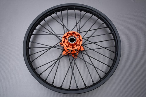 Cerchio Anteriore Completa Enduro Arancione HUSABERG TE 300 2011-2014 1,6"x21" - Foto 2 di 4
