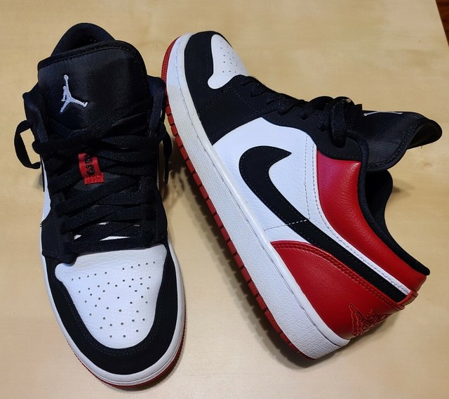 Size 9 - Jordan 1 Low Black Toe 2019 for sale online | eBay