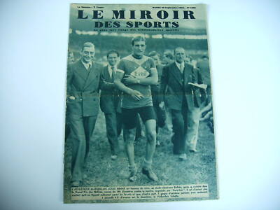 Revue Miroir Des Sports N°1030 Du 27 Septembre 1938 - Bon état