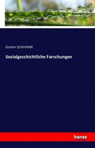 Thumbnail - Sozialgeschichtliche Forschungen 3399