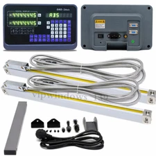 2Axis Linear Scale 200&950mm Digital Readout DRO Display Glass Sensor Encoder,US