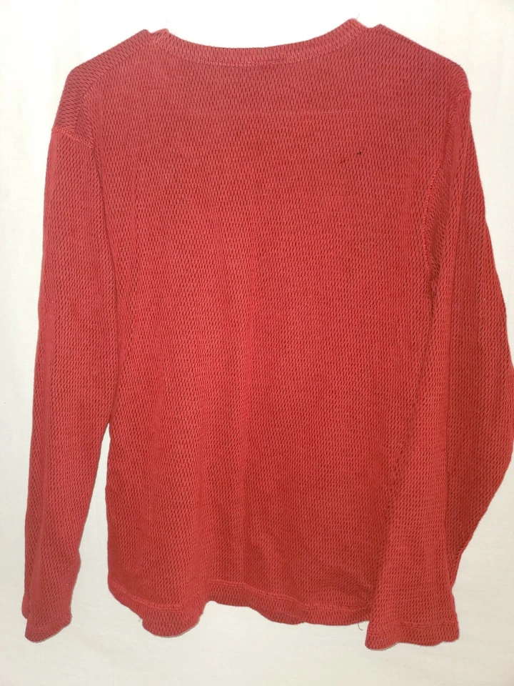 Camisa Jim Beam Para Hombres Talla L Roja Agria Mash Bourban Whisky Rojo Manga Larga Térmica Foto 3 de 4