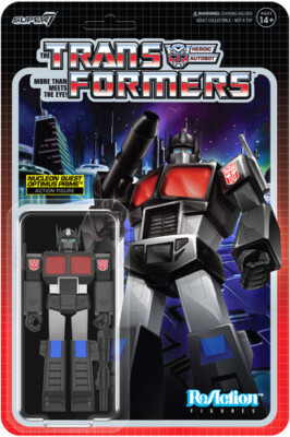 Super7 - Transformers - Reaction Figures Wv8 - Optimus Prime (Nucleon Quest Spec