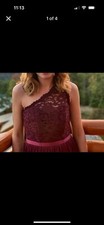 Burgundy Bridesmaids Dress Size 0