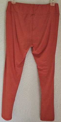 LuLaRoe Womens Legging Pants Size Tall & Curvy Multicolor Polka Dot Sueded - Picture 15 of 24
