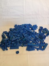 LEGO BULK LOT 250 BLUE BRICKS assorted shapes
