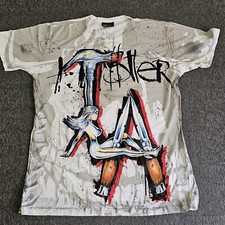 Hustler Shirt Hardcore Since 74 LA Los Angeles VTG Pinup Graffiti XL X-Large