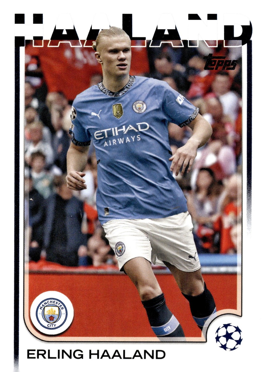 2024-25 Topps UEFA Club Competitions #9 Erling Haaland | eBay