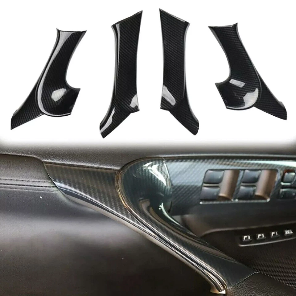Carbon Fiber Interior Door Armrest Panel Trim For Lexus IS F 250 350 2006-2013 - Image 2 of 4