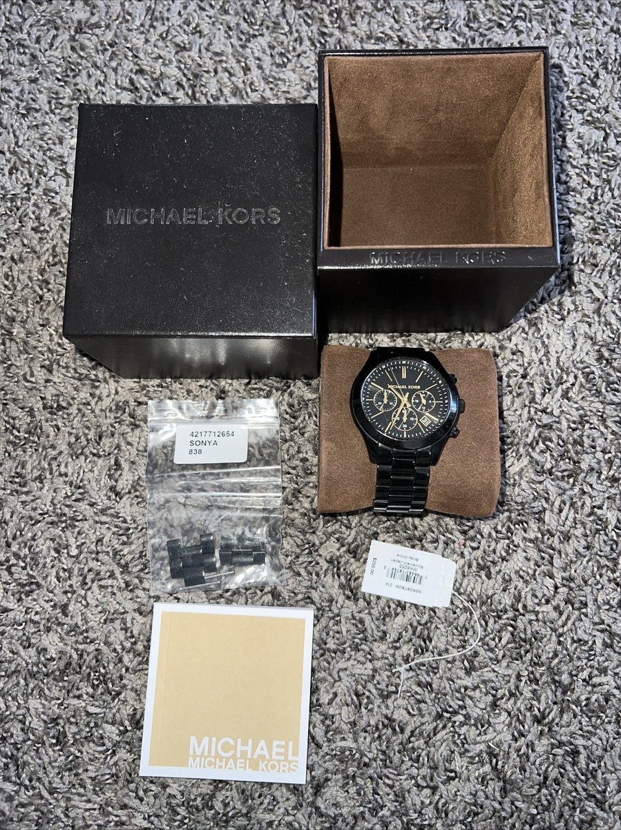 Michael Kor’s Black & Gold Women’s Watch Michael Kors Women main image 4