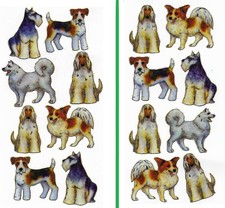 Stickers Dogs dog puppies #G12 autocollant chien chien chiot chiens