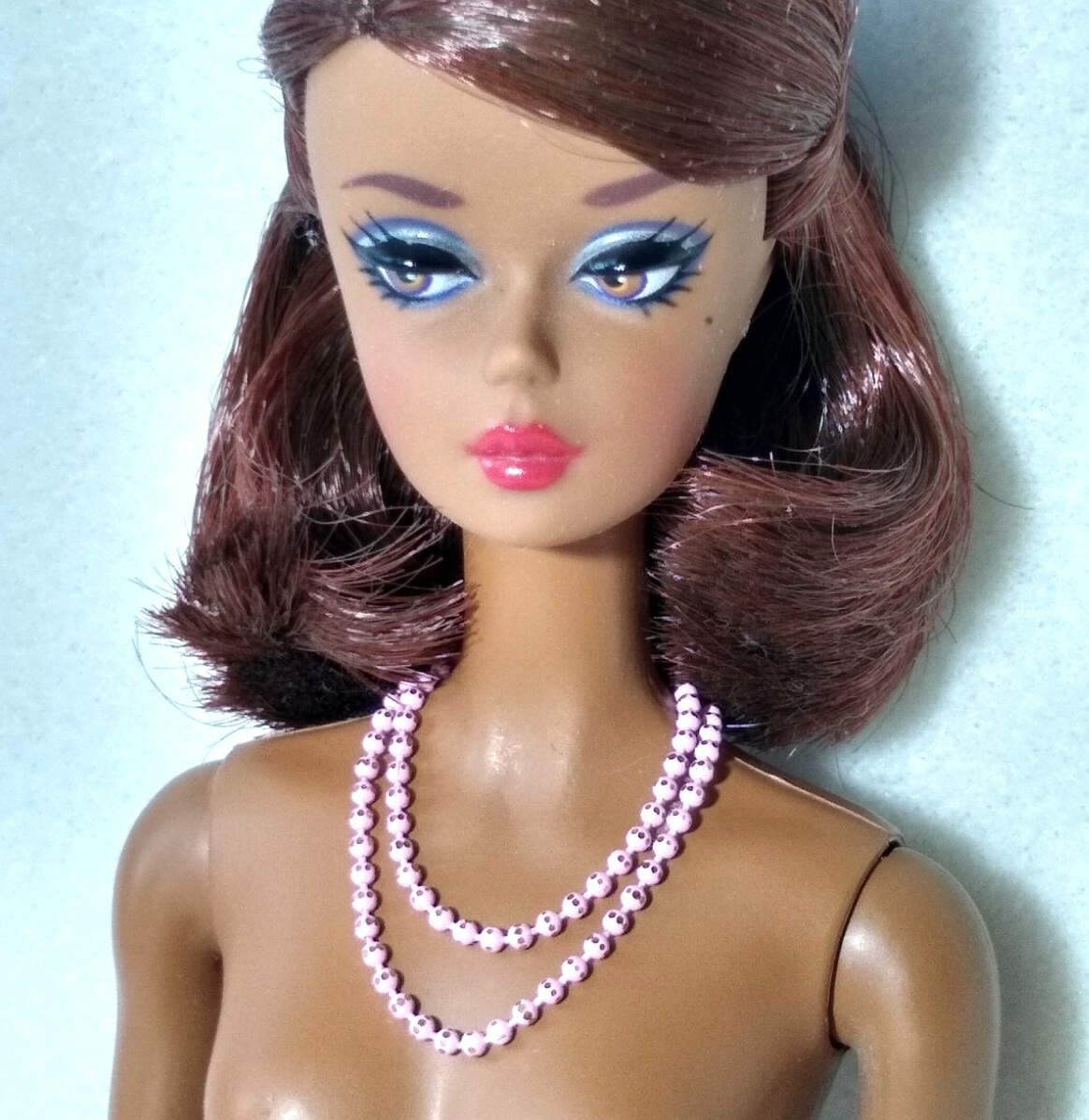Dreamz PETITE ETCHED Metal Pearl Wrap Necklace Jewelry for 11.5" doll 13 COLORS