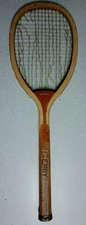 ANTIQUE SPALDING FLAT TOP TENNIS RACQUET "THE FAVORITE" MADE IN USA 1905 RARE