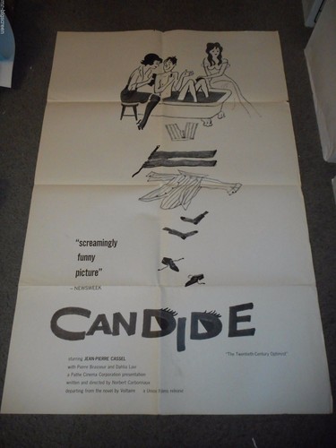 CANDIDE - ORIGINAL FOLDED POSTER - 1960