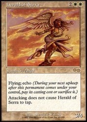 Herald of Serra - Urza's Saga #17 Rare
