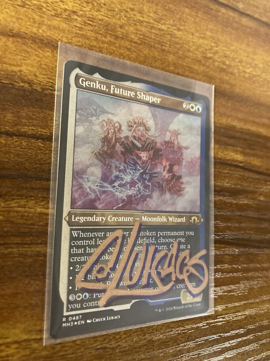 MTG✨Signed GENKU, FUTURE SHAPER Artist Proof ETCHED FOIL✨MH3