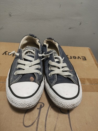 CONVERSE Chuck Taylor Shoreline Women's Shoes Navy Blue 537080F Size 5 - Picture 4 of 6