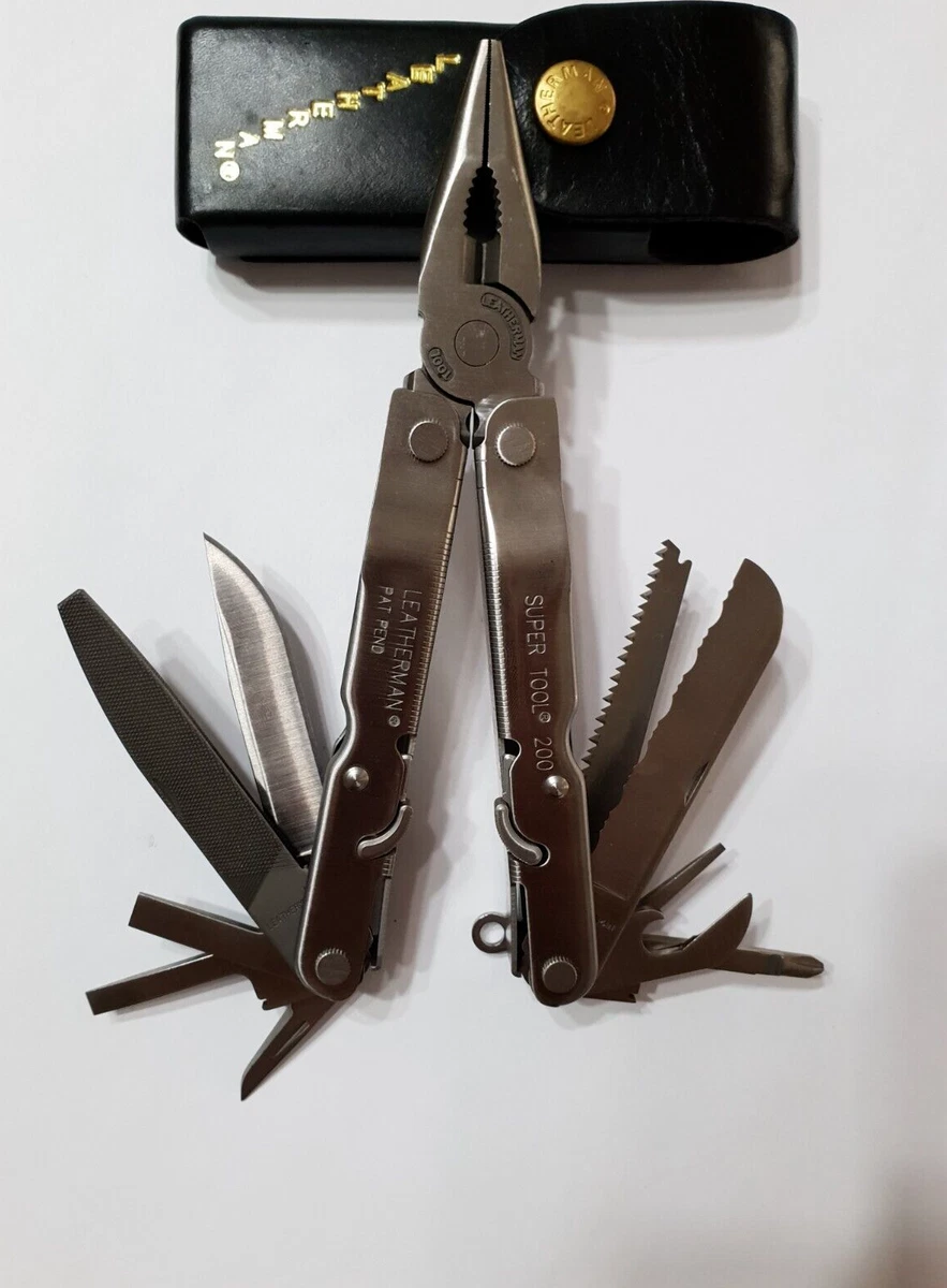 Leatherman Super Tool 200 Retired Very Rare 2003 Specials Locks Pat Pend New