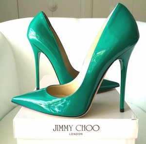 jade green pumps