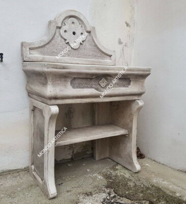 Lavabo Esterno Resistente Lavandino Da Esterno In Cemento E - Foto 7