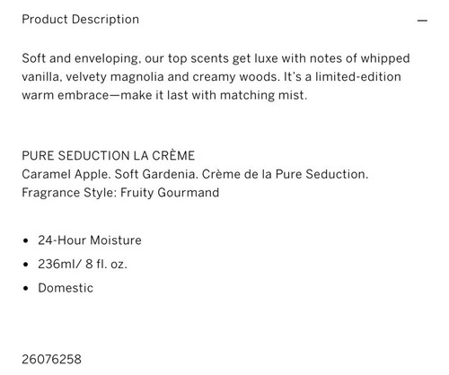 Victoria's Secret PURE SEDUCTION LA CRÉME + PURE SEDUCTION Fragrance Lotion - Picture 6 of 10