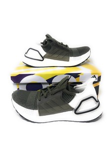 Adidas Men's Ultraboost 19 Size 10.5 Running Shoes F35243 Raw Khaki Olive White | eBay
