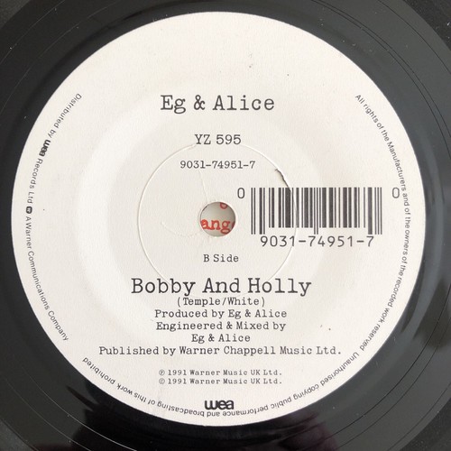 Indian Eg & Alice UK 7" Vinyl YZ595 Signed Sleeve VG/VG - Picture 6 of 6