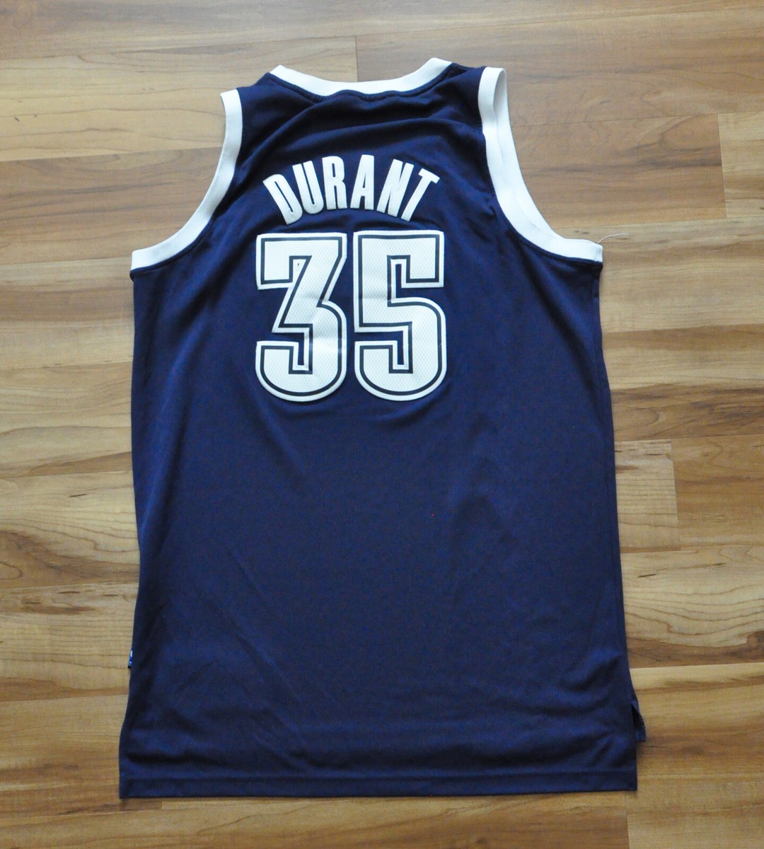 KEVIN DURANT OKC THUNDER ALT NAVY BLUE STRIPE ADIDAS JERSEY NBA