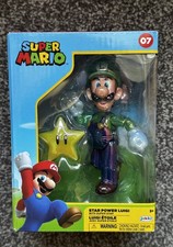 Super Mario Star Power Luigi GameStop Esclusivo Jakks Nintendo Scatola da Collezione