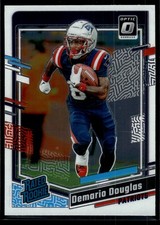 Demario Douglas 2023 Donruss Optic Rated Rookie Card #300