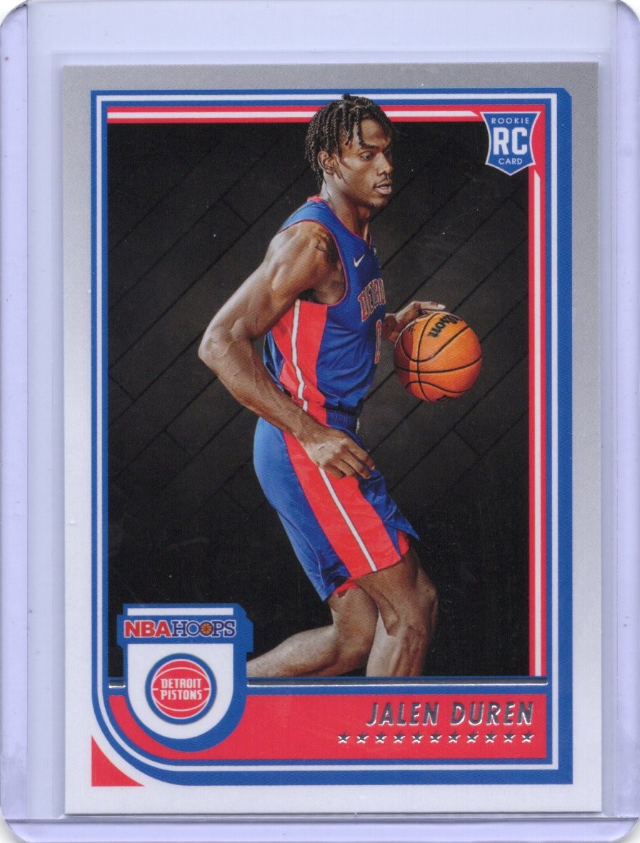 2022-23 Hoops - Jalen Duren #243 (RC) Detroit Pistons