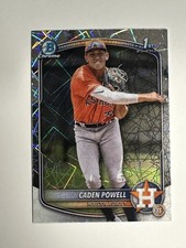 2025 Bowman Chrome - Prospects Caden Powell #BCP-212 Laser Refractor (RC)