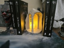 LED lit Walkway Cathedral themed book nook Unique Gift