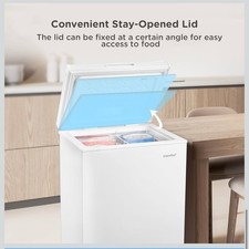 COMFEE' RCC100WH2(E) 99L Freestanding Chest Freezer with Digital Temperature