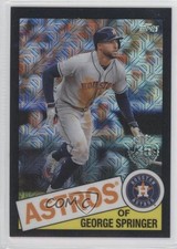 2020 Update Silver Pack 1985 Topps Chrome Baseball Black George Springer 1u6